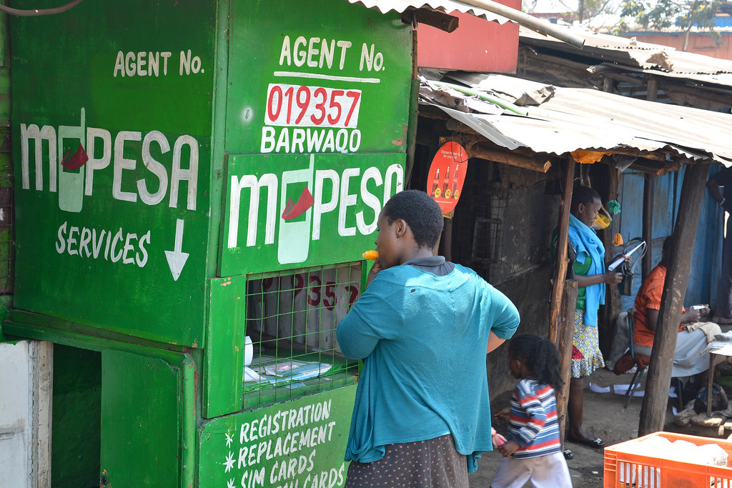 M-PESA agent in Kibera, Nairobi. Kenya